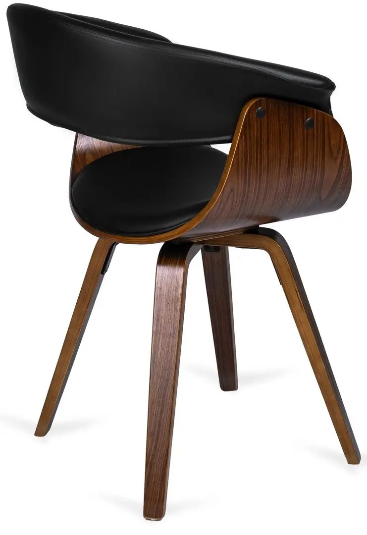 Стул Mebel Elite Ohio (Black/Walnut)