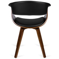 Стул Mebel Elite Ohio (Black/Walnut) Thumb