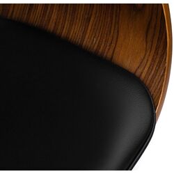 Стул Mebel Elite Ohio (Black/Walnut) Thumb