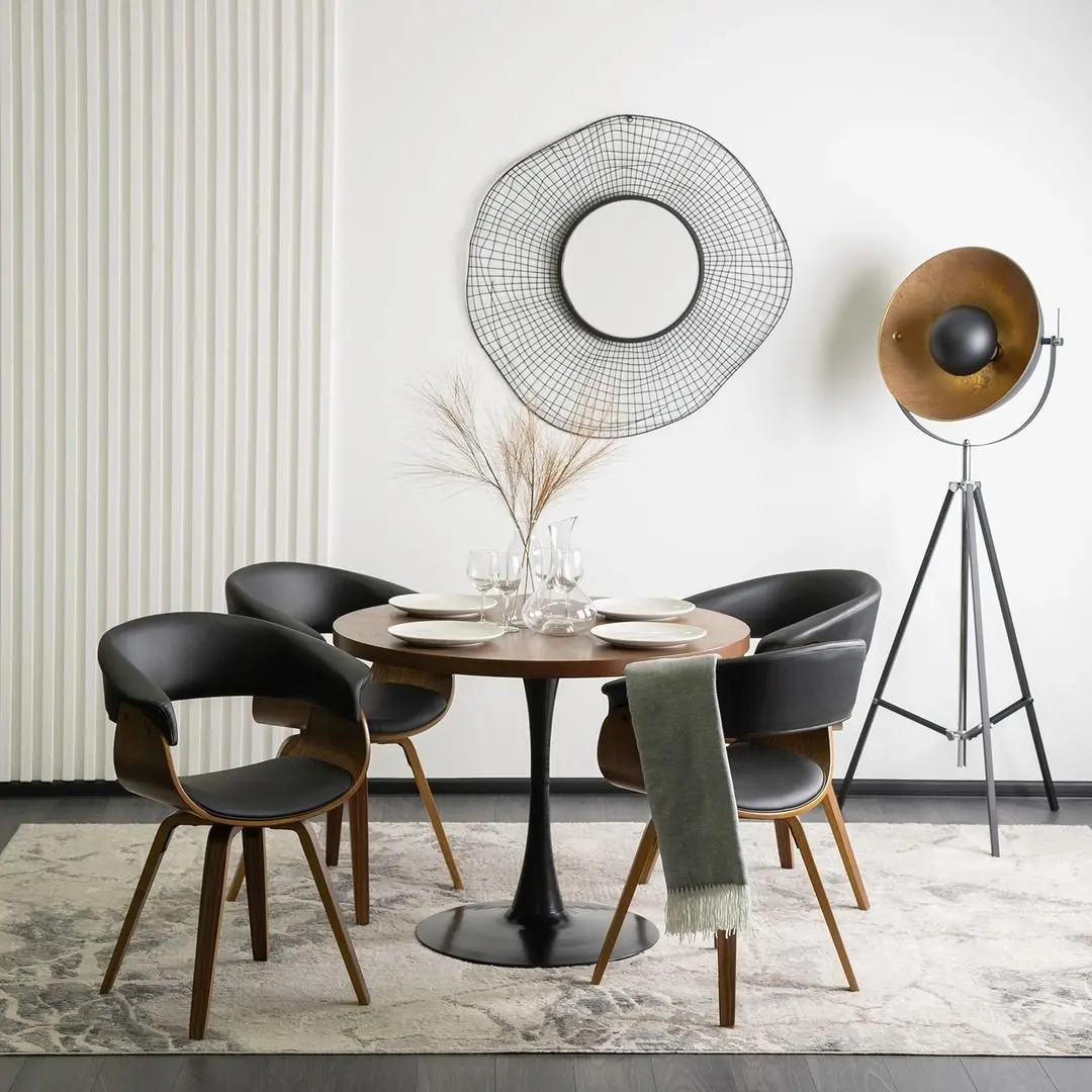 Стул Mebel Elite Ohio (Black/Walnut)