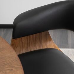 Стул Mebel Elite Ohio (Black/Walnut) Thumb