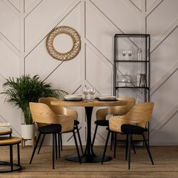 Scaun Mebel Elite Orbi (Craft Oak Golden/Black) Thumb