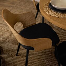 Scaun Mebel Elite Orbi (Craft Oak Golden/Black) Thumb