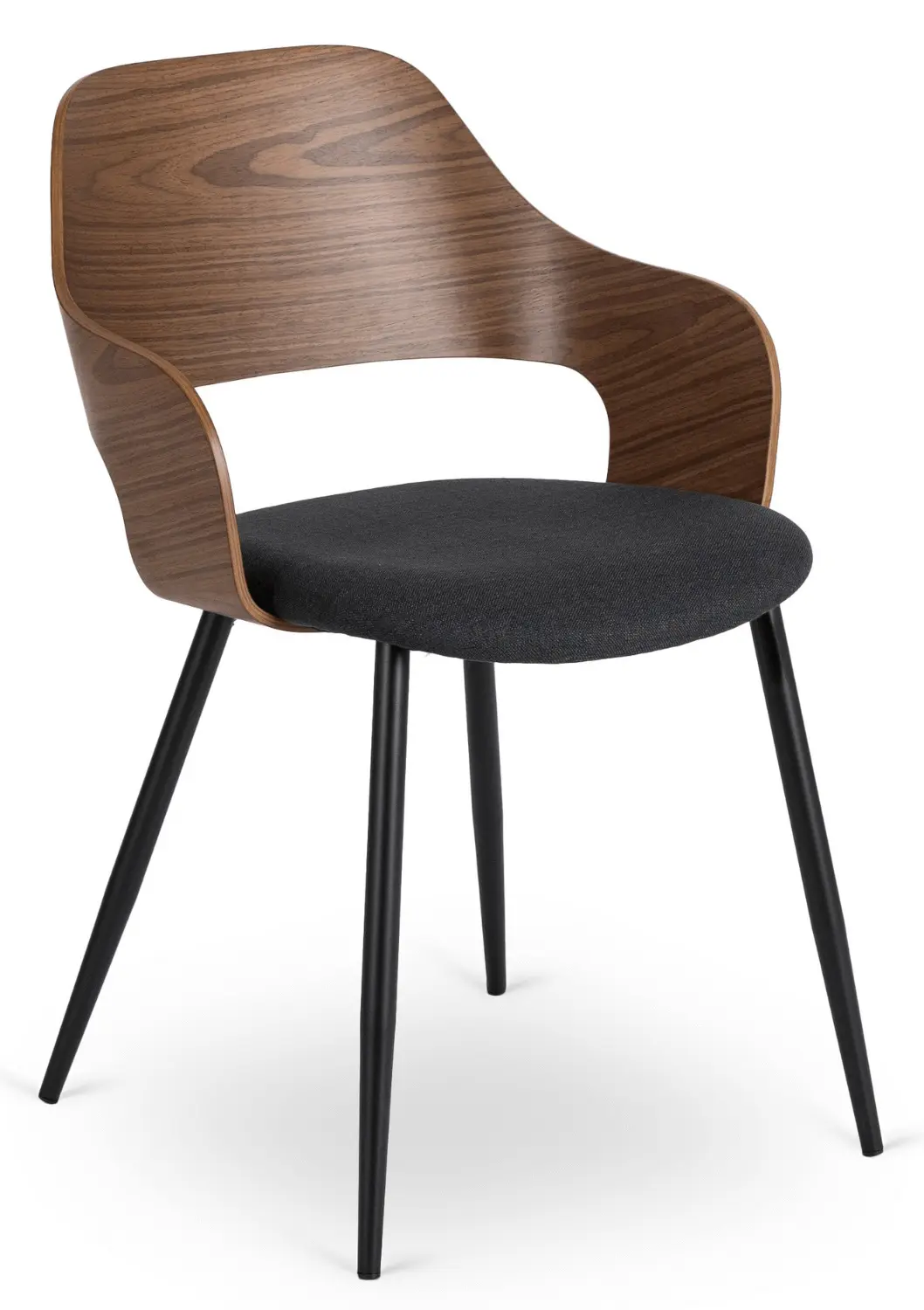 Scaun Mebel Elite Orbi (Walnut/Black) - 2