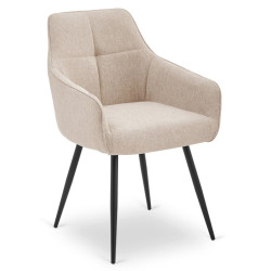 Scaun Mebel Elite Palma (Beige/Black) Thumb