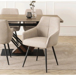 Scaun Mebel Elite Palma (Beige/Black)