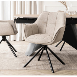 Scaun Mebel Elite Peony 2 (Beige/Black)