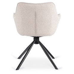 Scaun Mebel Elite Peony 2 (Beige/Black) Thumb