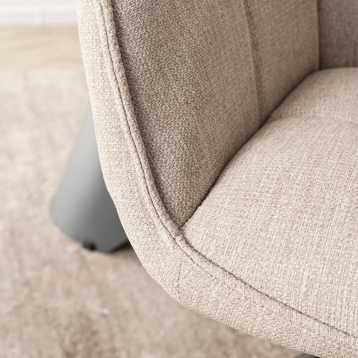 Scaun Mebel Elite Peony 2 (Beige/Black)