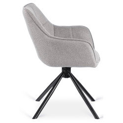 Scaun Mebel Elite Peony 2 (Grey/Black) Thumb