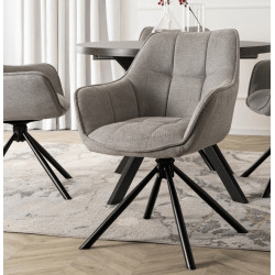 Стул Mebel Elite Peony 2 (Grey/Black)