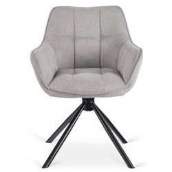 Scaun Mebel Elite Peony 2 (Grey/Black) Thumb