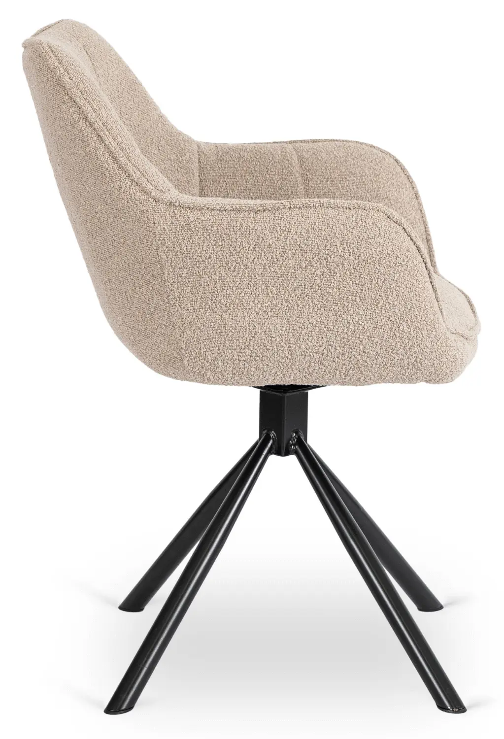 Стул Mebel Elite Peony (Beige/Black)