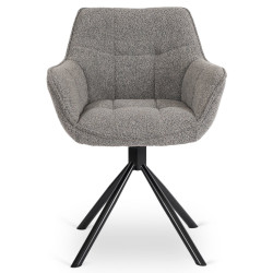 Стул Mebel Elite Peony (Grey/Black) Thumb