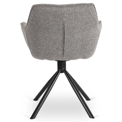 Стул Mebel Elite Peony (Grey/Black) Thumb