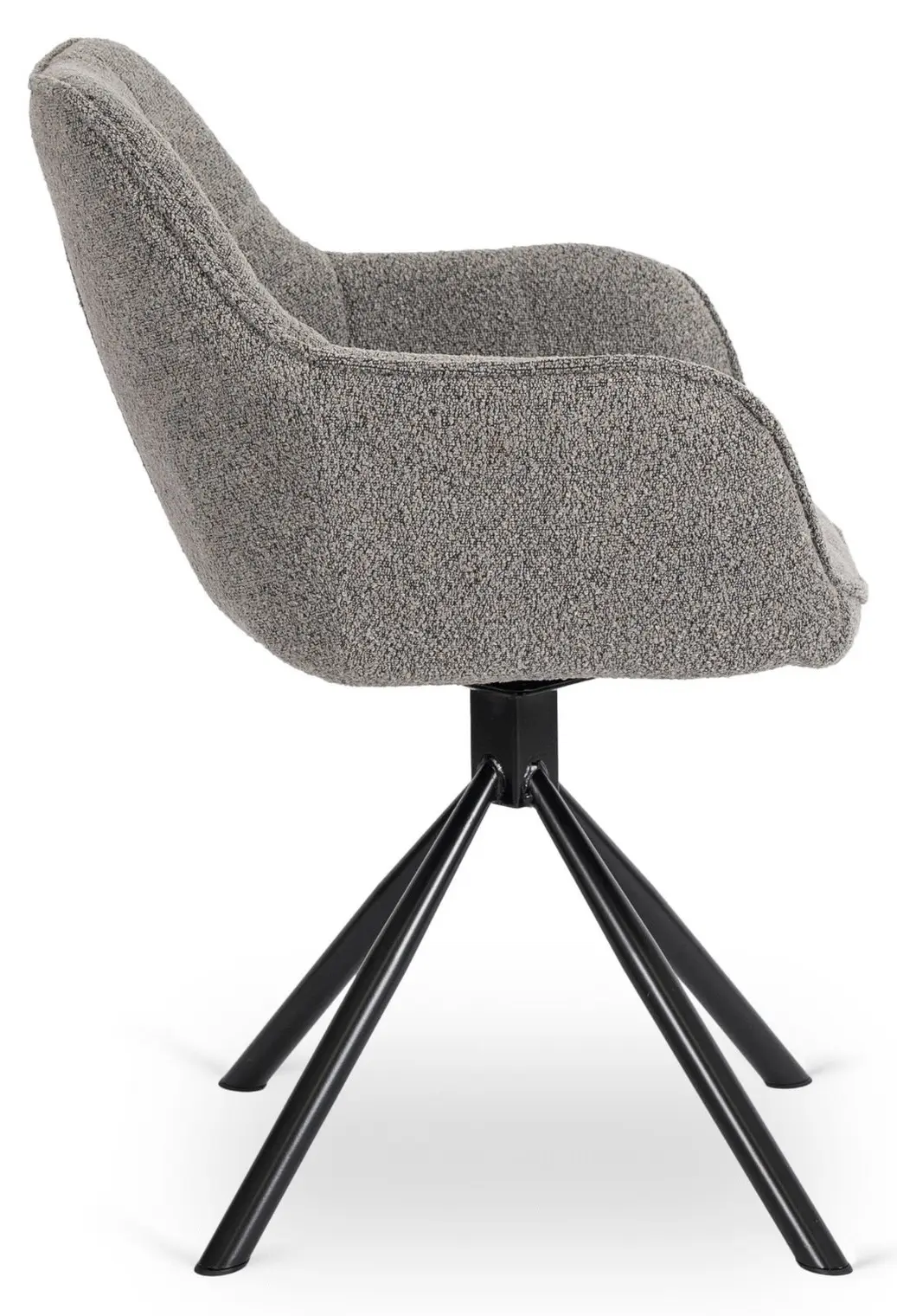 Стул Mebel Elite Peony (Grey/Black) - 5