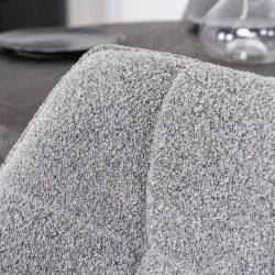 Стул Mebel Elite Peony (Grey/Black) Thumb