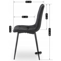Стул Mebel Elite Peru 2 (Black) Thumb