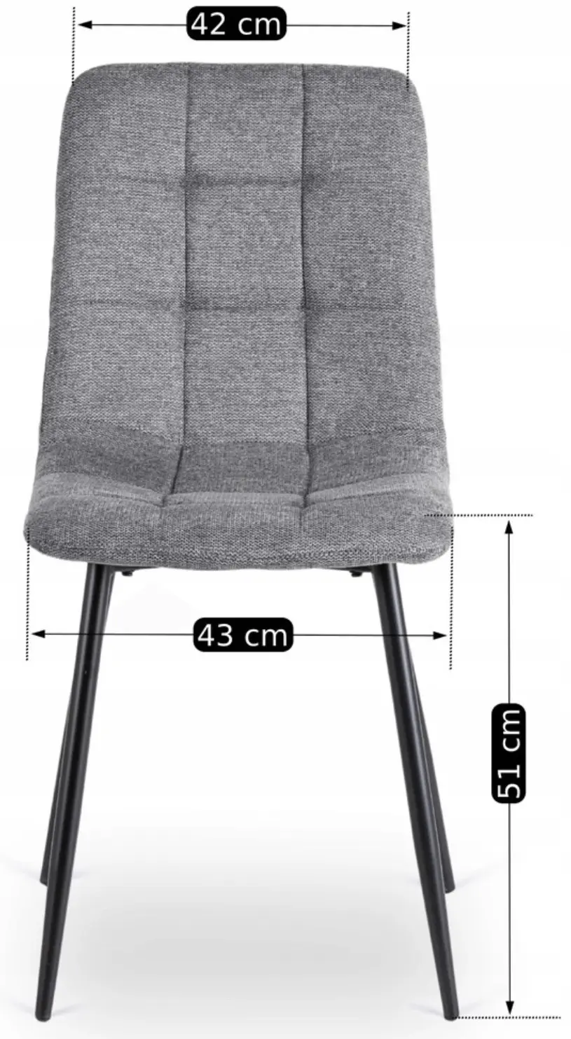 Scaun Mebel Elite Peru 2 (Grey/Black)