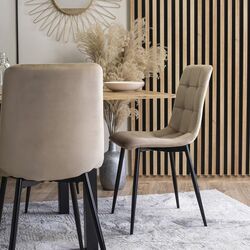 Scaun Mebel Elite Peru (Beige/Black) Thumb