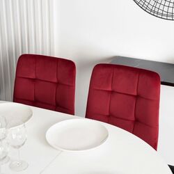 Scaun Mebel Elite Peru (Burgundy/Black) Thumb