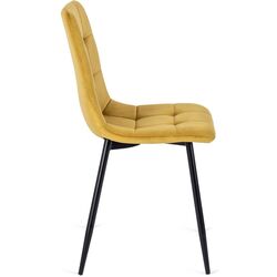 Стул Mebel Elite Peru (Mustard/Black) Thumb