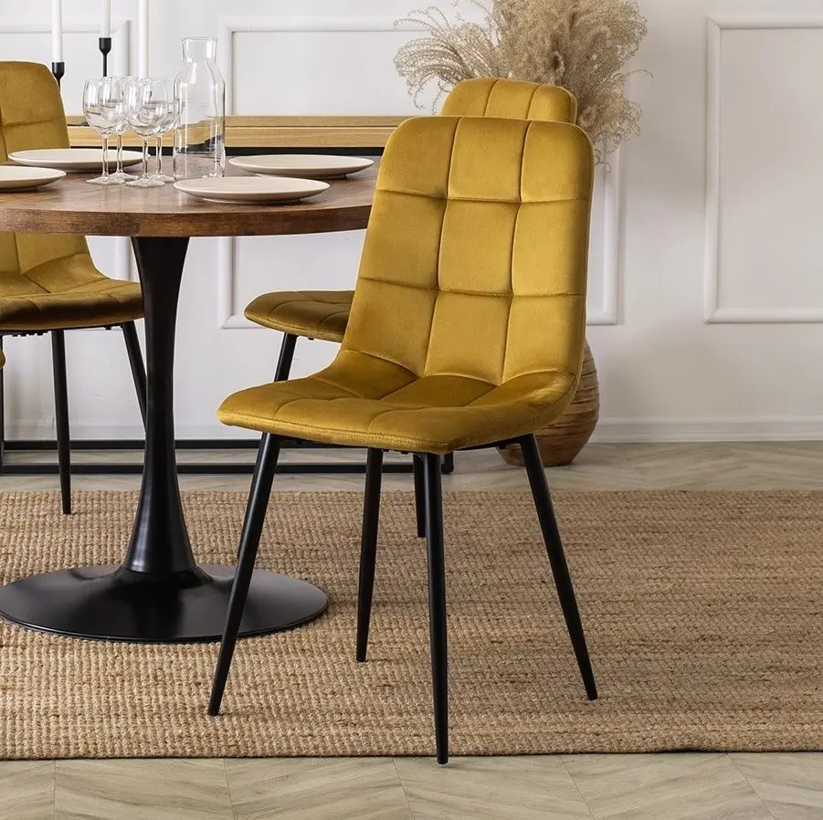 Стул Mebel Elite Peru (Mustard/Black)