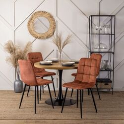 Scaun Mebel Elite Peru (Red/Black) Thumb