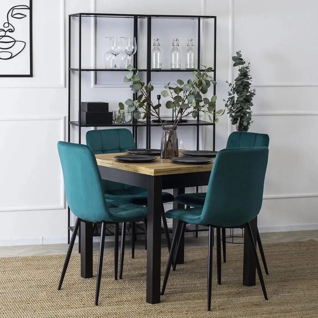 Scaun Mebel Elite Peru (Turquoise/Black)