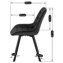 Scaun Mebel Elite Rick (Black) Thumb