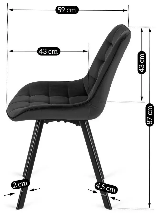 Scaun Mebel Elite Rick (Black)