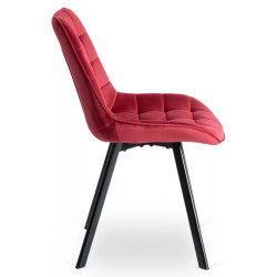 Стул Mebel Elite Rick (Burgundy/Black) Thumb