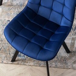 Scaun Mebel Elite Rick (Dark Blue/Black) Thumb