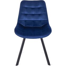 Scaun Mebel Elite Rick (Dark Blue/Black) Thumb