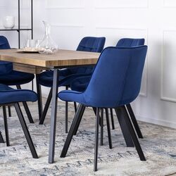 Scaun Mebel Elite Rick (Dark Blue/Black) Thumb