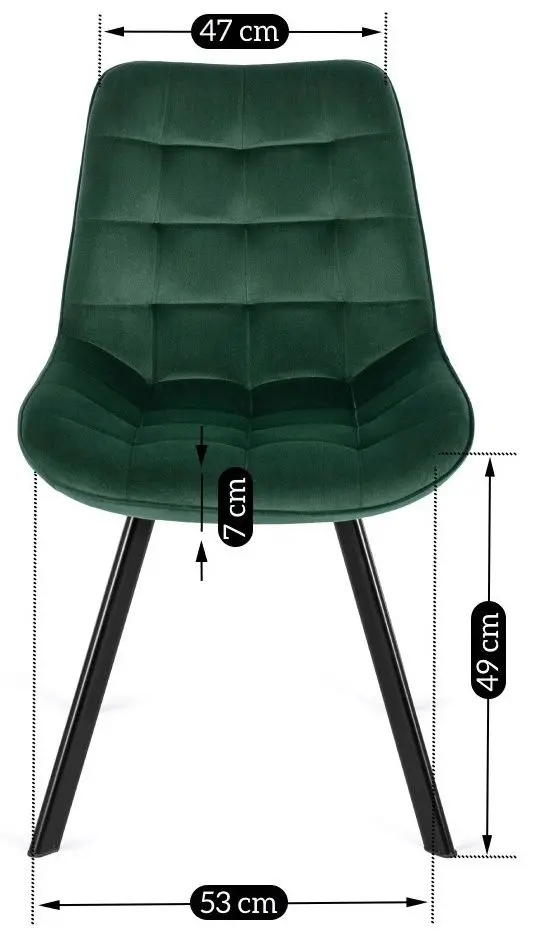 Scaun Mebel Elite Rick (Green/Black)