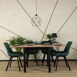 Scaun Mebel Elite Rick (Green/Black) Thumb