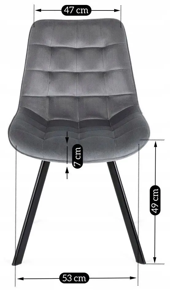 Scaun Mebel Elite Rick (Grey/Black)