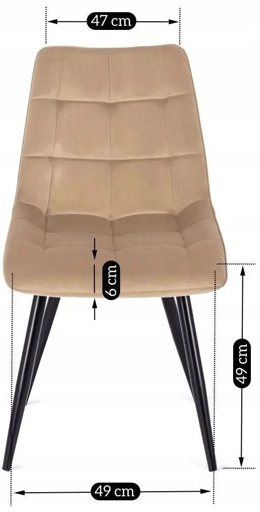 Scaun Mebel Elite Rio (Beige/Black)