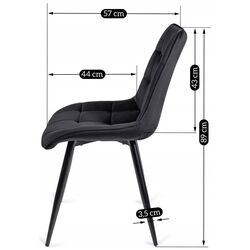 Scaun Mebel Elite Rio (Black) Thumb