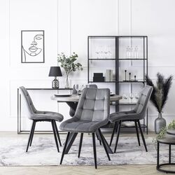 Scaun Mebel Elite Rio (Grey/Black) Thumb