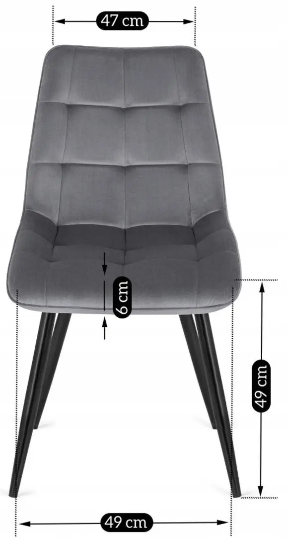 Scaun Mebel Elite Rio (Grey/Black)