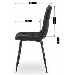 Scaun Mebel Elite Robin 2 (Black) Thumb