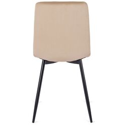 Стул Mebel Elite Robin (Beige/Black) Thumb