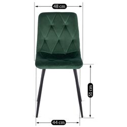 Scaun Mebel Elite Robin (Green/Black) Thumb