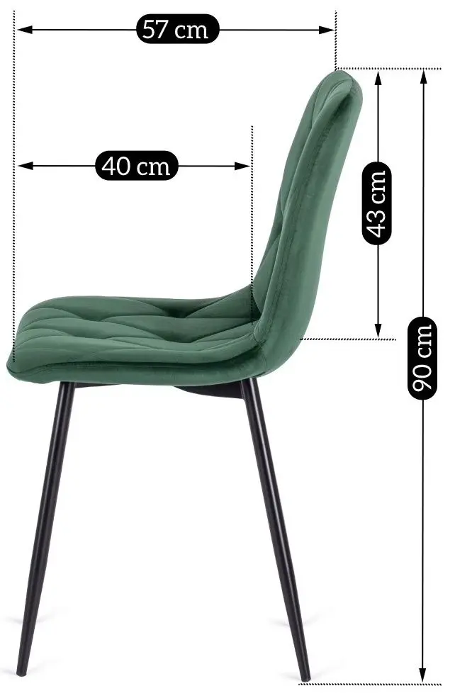 Scaun Mebel Elite Robin (Green/Black) - 3