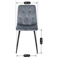 Scaun Mebel Elite Robin (Grey/Black) Thumb