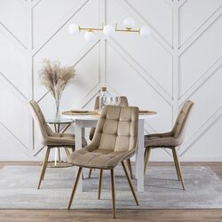 Scaun Mebel Elite Rodri (Beige/Natural Oak) Thumb