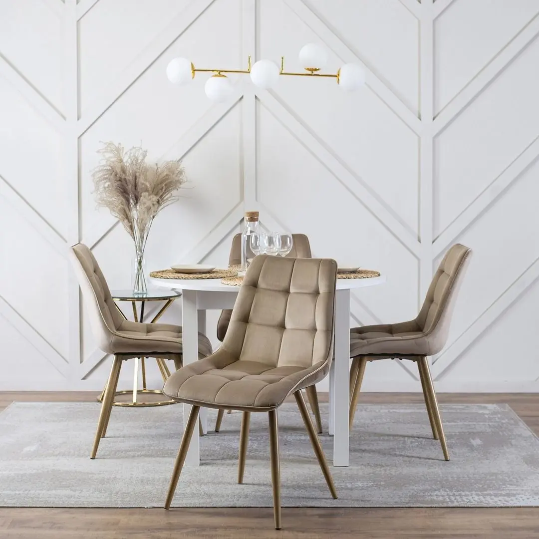 Scaun Mebel Elite Rodri (Beige/Natural Oak)