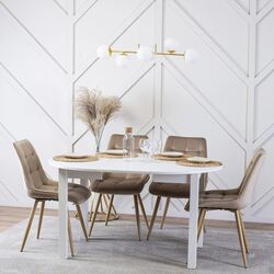 Scaun Mebel Elite Rodri (Beige/Natural Oak) Thumb